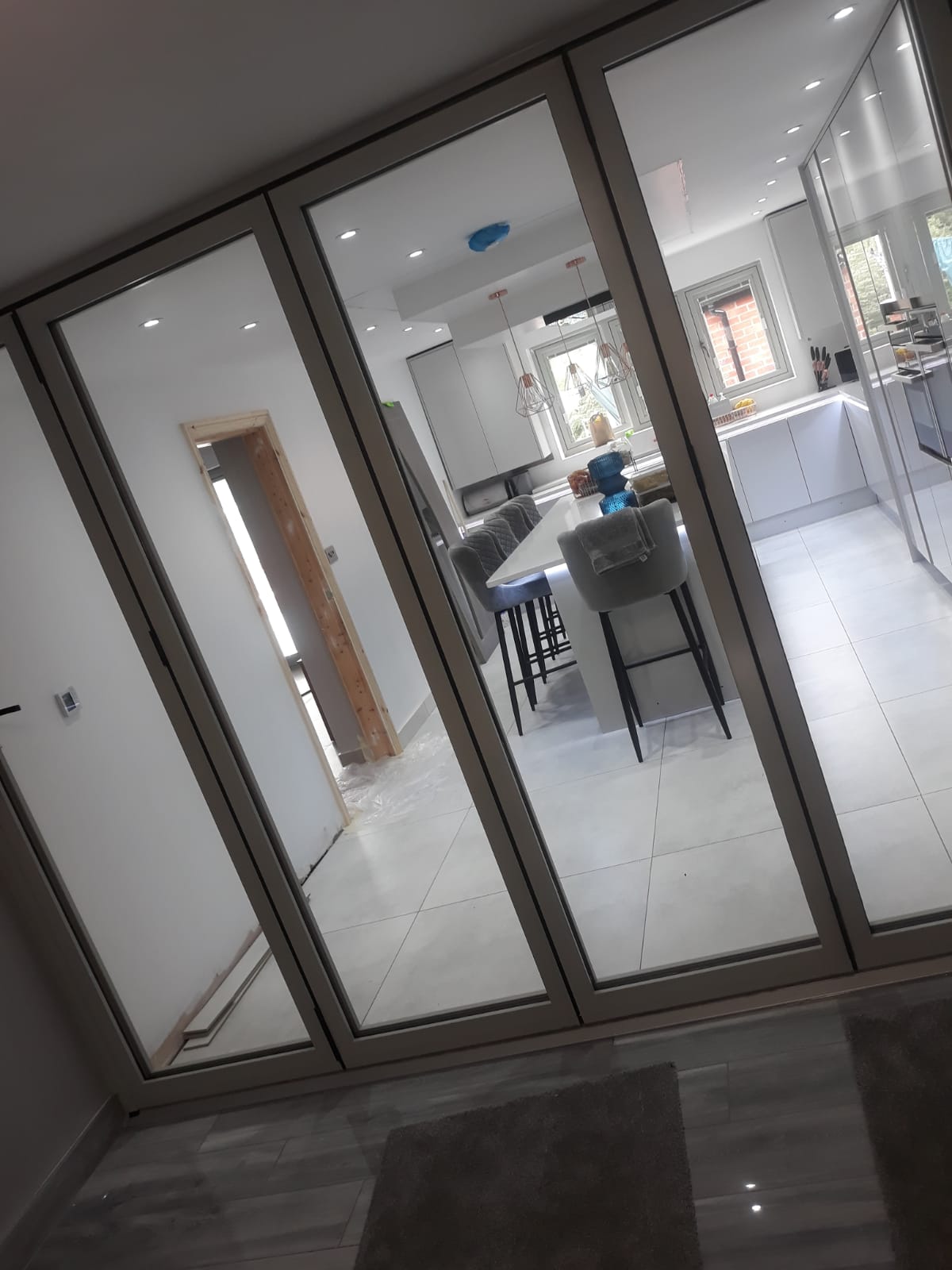 Bi-fold door installation