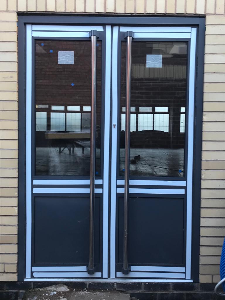 Composite door installation