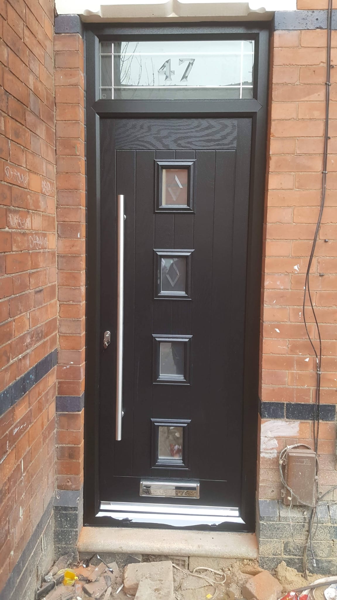 Composite door installation