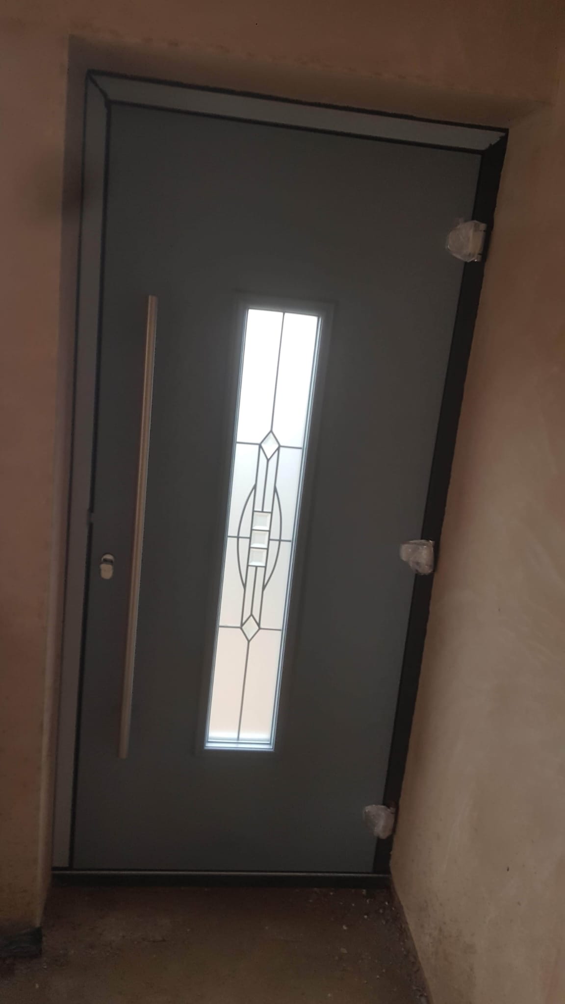 Composite door installation