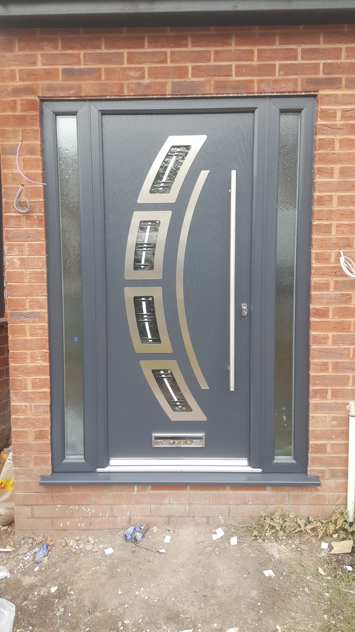 Composite door installation