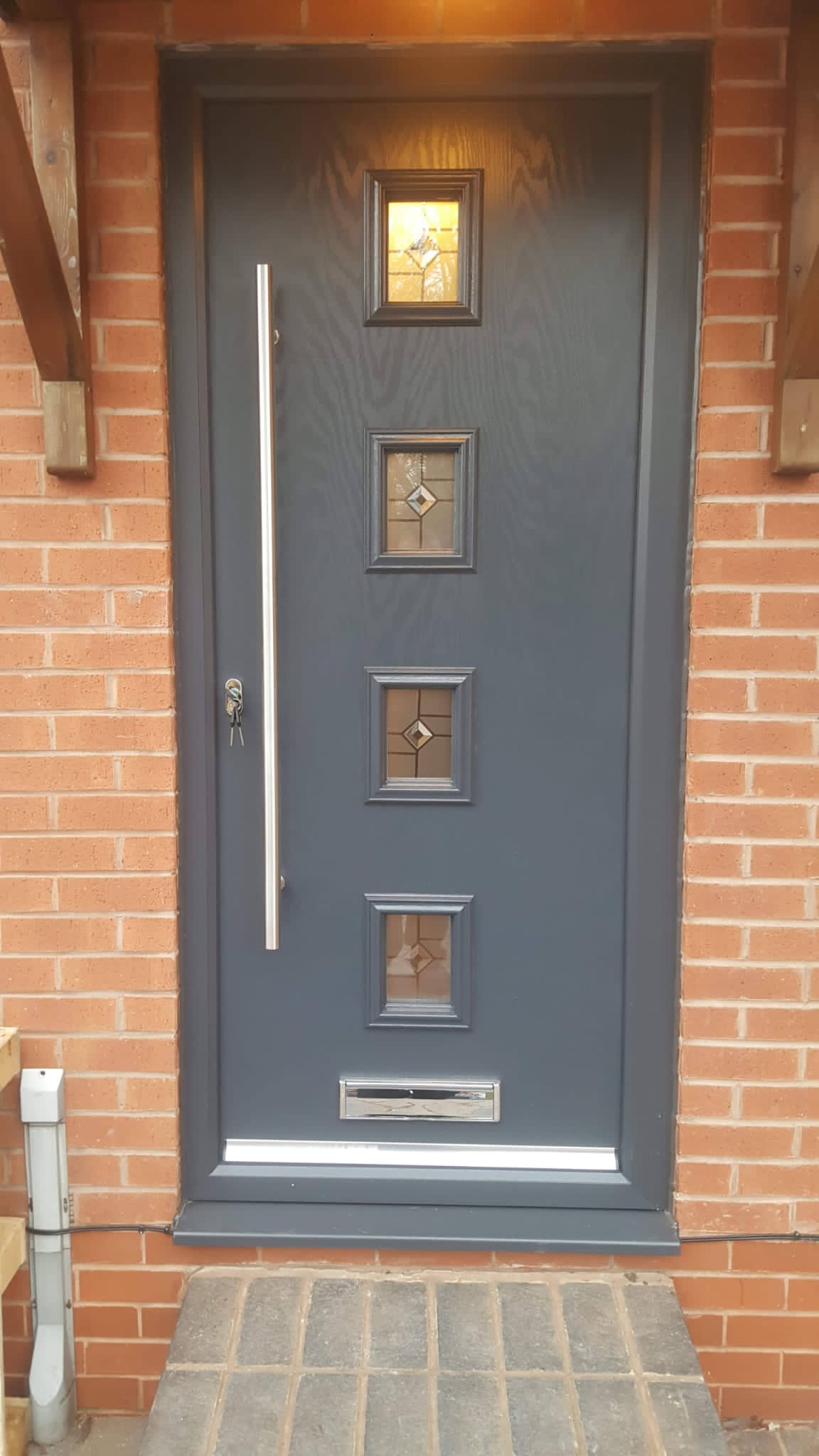 Composite door installation