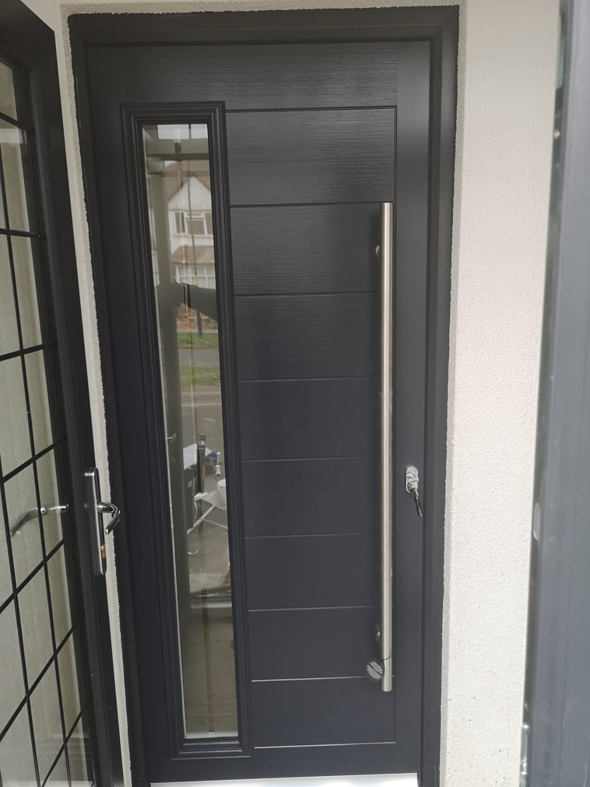 Composite door installation