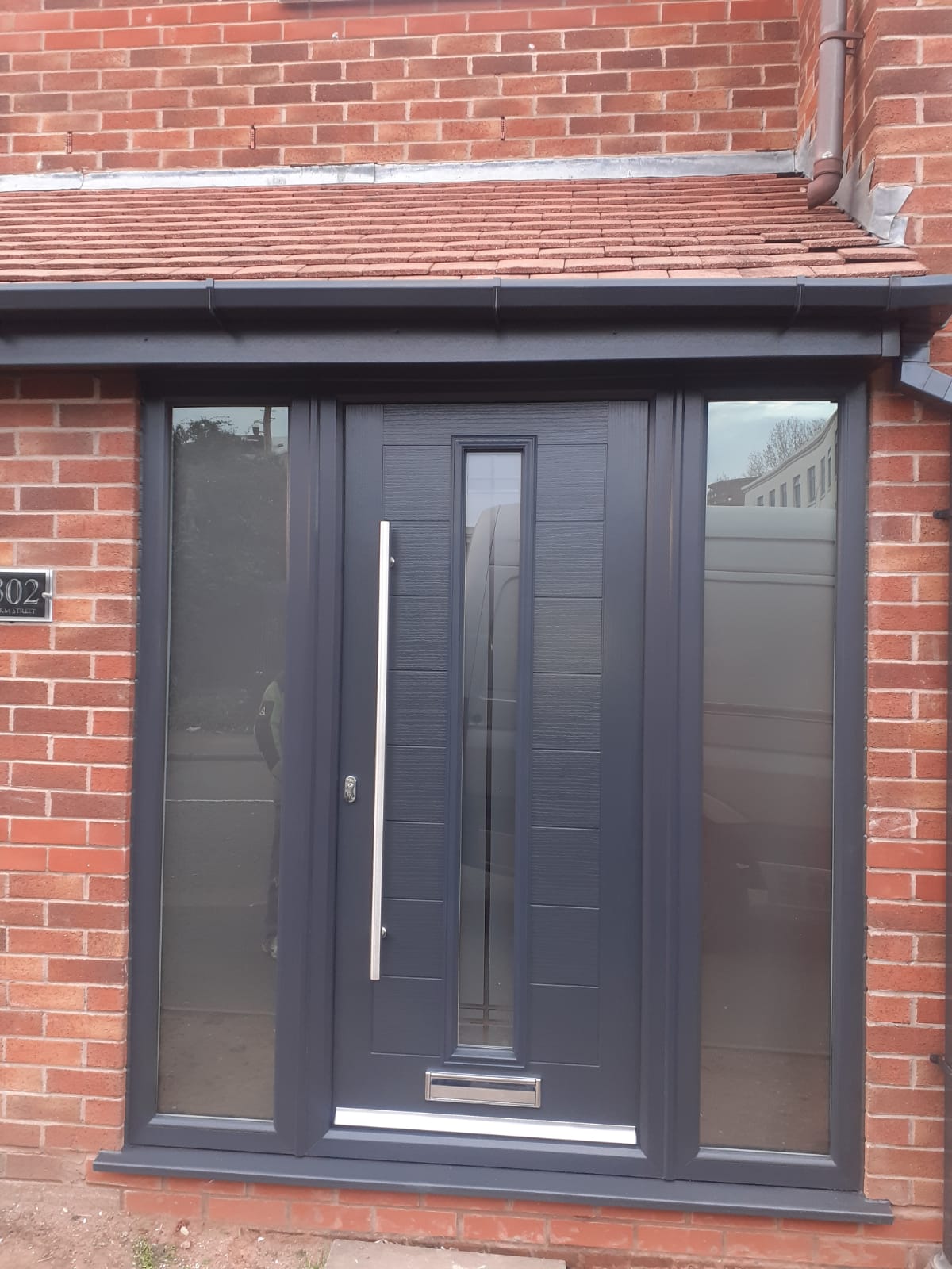 Composite door installation