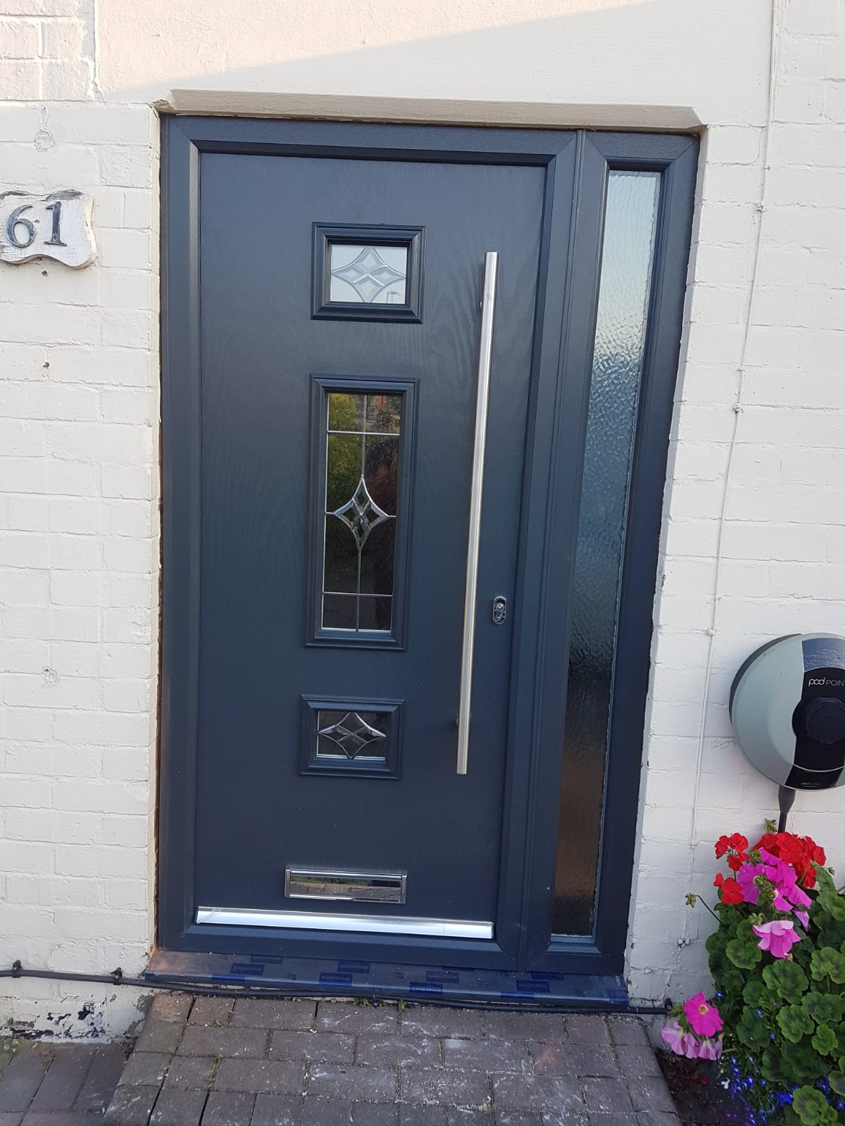 Composite door installation