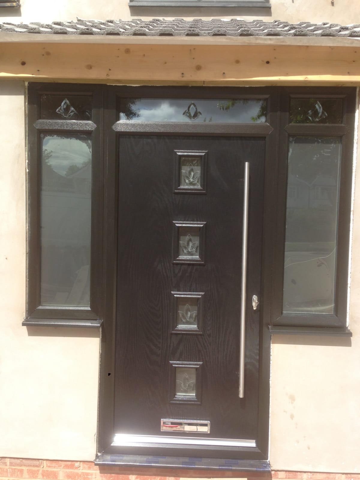 Composite door installation