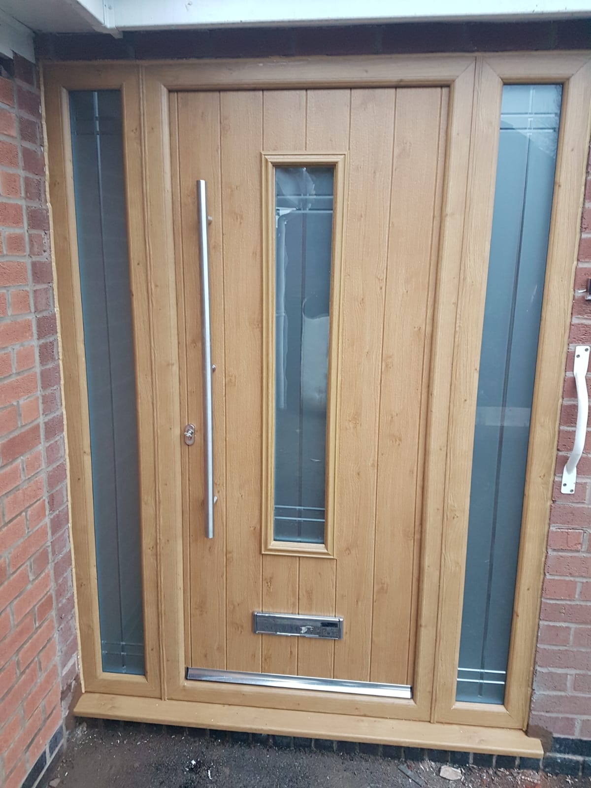 Composite door installation